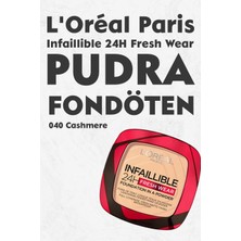 L'Oréal Paris Loreal Paris Infaillible 24H Fresh Wear Pudra Fondöten 040 Cashmere
