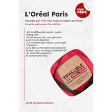 L'Oréal Paris Loreal Paris Infaillible 24H Fresh Wear Pudra Fondöten 120 Vanilla