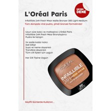 L'Oréal Paris Loreal Paris Infaillible 24H Fresh Wear Matte Bronzer 300 Light Medium