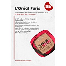 L'Oréal Paris Loreal Paris Infaillible 24H Fresh Wear Pudra Fondöten 220 Sand