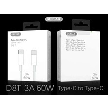 Gerlax Type-C To Type-C 60 Watt Pd Hızlı Şarj ve Data Kablosu