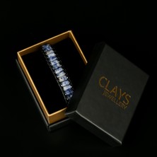 Clays Jewellery Sodalit & Hematit Taşı Silindir Bileklik, Unisex / Kadın / Erkek