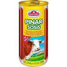 EGETÜRK Pınar Sosis %100 Sığır Eti 550 gr