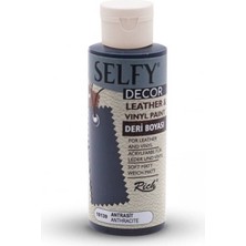 Rich Selfy Decor Deri Boyası Antrasit 120 cc Model 10139 Yarı Mat Özellikli