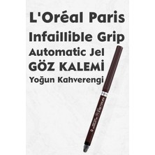 L'Oréal Paris Loreal Paris Infaillible  Automatic Jel Göz Kalemi Yoğun Kahverengi