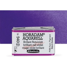 Schmincke Horadam Aquarell Tam Tablet Sulu Boya Brilliant Red Violet 940 S.2