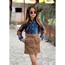 Zelhan Kids Kız Çocuk Trençkot