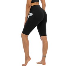 Hepsine Rakip Kadın Yüksekbel Toparlayıcı Cepli Sporcu Dizüstü Tayt Yoga Pilates