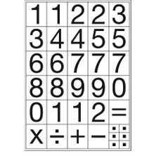 Tanex STC-512 Rakam Etiketi 20MM Regular 2 Li Paket