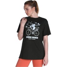 Nike W Nsw Tee Bf Earth Day Kadın Yeşil Günlük Stil Tişört DQ3047-355