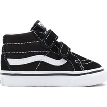 Vans Siyah - Beyaz Bebek Yürüyüş Ayakkabısı VN00018W6BT1 Td Sk8-Mid Reissue V