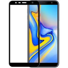 Wowacs Samsung Galaxy J4 Plus ile Uyumlu Şeffaf Ekranı Tam Kaplayan 5d Cam Kırılmaz Cam Ekran Koruyucu