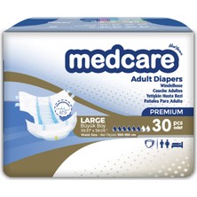 Medcare Yetişkin Hasta Bezi Large Premium Özel Seri (Büyük Boy) L 60 Adet