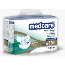 Medcare Yetişkin Hasta Bezi Xlarge Premium Özel Seri (Ekstra Büyük Boy) Xl 30 Adet