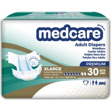 Medcare Yetişkin Hasta Bezi Xlarge Premium Özel Seri (Ekstra Büyük Boy) Xl 30 Adet