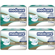 Medcare Yetişkin Hasta Bezi Xlarge Premium Özel Seri (Ekstra Büyük Boy) Xl 120 Adet