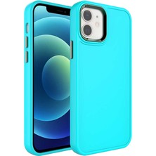 Heptek İletişim Apple iPhone 11 Kılıf Kamera Çıkıntılı Metal Çerçeveli Hassas Butonlu Darbe Emici Renkli Kapak (Botox)