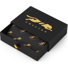 Cheetah Quality Doğal Hematit Taşından El Işçiliği Ile Yapılmış Makrome Ayarlanabilir Erkek Bileklik