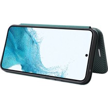 Cool-M Samsung Galaxy M14 5g Deri Anti-Drop Kapak Karbon Fiber Doku Telefon Stand Stand Kart Tutucu (Yurt Dışından)