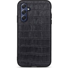 Cool-M Samsung Galaxy M54 5g Timsah Doku Telefon Kapağı Cowhide Deri+Tpu+Pc Telefon Kılıfı (Yurt Dışından)