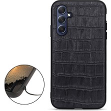 Cool-M Samsung Galaxy M54 5g Timsah Doku Telefon Kapağı Cowhide Deri+Tpu+Pc Telefon Kılıfı (Yurt Dışından)