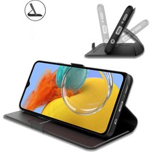 Cool-M Samsung Galaxy M14 5g Stand Deri Telefon Kılıfı Tutucu Cep Telefonu Kapağı (Yurt Dışından)