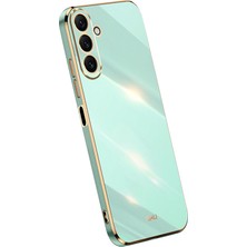 Cool-M Samsung Galaxy M54 Tpu Telefon Kılıfı 5g Tam Kamera Koruması Elektrumanlı Altın Kenar Kapağı (Yurt Dışından)