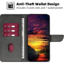 Cool-M Cep Telefonu Folio Samsung Galaxy M14 5g Buzağı Dokusu Pu Deri Deri Flip Stand Cüzdan Kılıfı (Yurt Dışından)