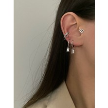 OkkoStore Baget Taşlı 2'li Küpe