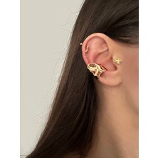 OkkoStore Ezilmiş Kıkırdak Küpe Earcuff