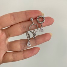 OkkoStore Damlataş Halka Model 3'lü Küpe