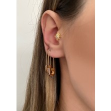 OkkoStore Kadın Çengelli Iğne Küpe Çifti