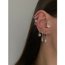 OkkoStore Mini Charmlı 3'lü Küpe