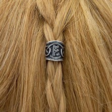 Lanfy Viking Rune Sakal Boncuk 24 Set Charm Boncuk - Sakallar, Saç, Mücevher Gümüş (Yurt Dışından)