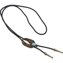 Lanfy Vintage Alaşım Kartal Şekli Batı Kovboy Bolo Kravat Kravat Bronz (Yurt Dışından)