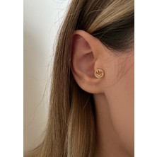 OkkoStore Kadın Smile Tragus Kıkırdak Piercing