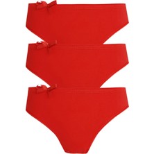 Hepsine Rakip 3lü Kadın Bikini Külot Pamuklu Renkli Ekonomik Rahat