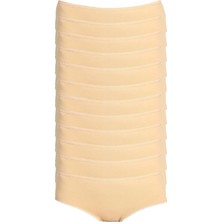 Hepsine Rakip 12LI Kadın Likralı Bato Külot Yüksekbel Pamuklu Rahat Yumuşak