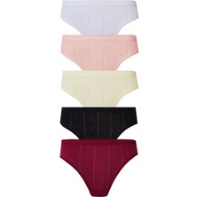 Hepsine Rakip 5li Kadın Jakarlı Bikini Klimalı Kaliteli Ekonomik Yumuşak