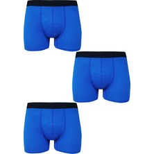 Hepsine Rakip 3lü Erkek Likralı Modal Boxer Düz Pamuklu Premium Kaliteli Külot