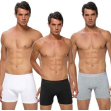 Hepsine Rakip 6lı Erkek Likralı Boxer Külot Esnek Rahat Paçalı