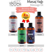 Last Touch Masaj Yağı Aromaterapi 4'Lü Seri Vanilya-Duyusal-Egzotik-Canlandırıcı