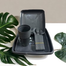Aral Mini Avm Piknik Seti Plastik 6 Kişilik 32 Parça