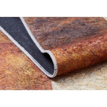 Halınet  Pekin Turuncu Patchwork Dijital Baskı Halı