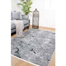 Halınet  Dongguan Gri Modern Yuvarlak Dijital Baskı Halı