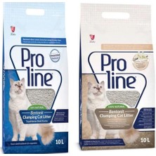 Proline. Proline-Kedi Kumu-Kokusuz + Vanilya Kokulu- 10 Lt  x 2 Adet