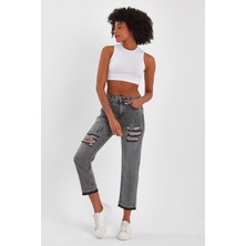 Alexander Gardi Özel Koleksiyon Yırtık Desenli Denim Pantolon (AG-1023S)