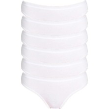 Hepsine Rakip 6lı Kadın %100 Pamuklu Bikini Külot Iç Çamaşırı