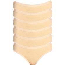 Hepsine Rakip 6lı Kadın %100 Pamuklu Bikini Külot Iç Çamaşırı