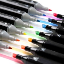 Dodocool Çift Uçlu Touch Marker Art Tasarım Keçeli Kalem Seti 80’li